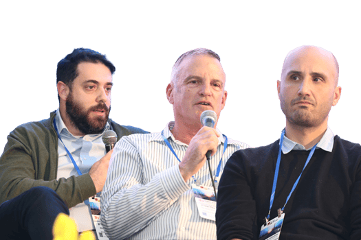 מימין: חוני קבלו, שאול גולדשטיין, יונתן פלורסהיים, צילום: יח״צ